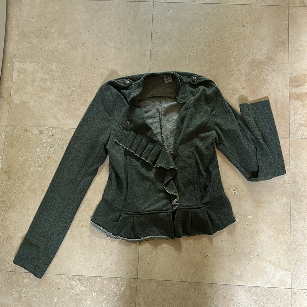 Peplum jacket with pockets